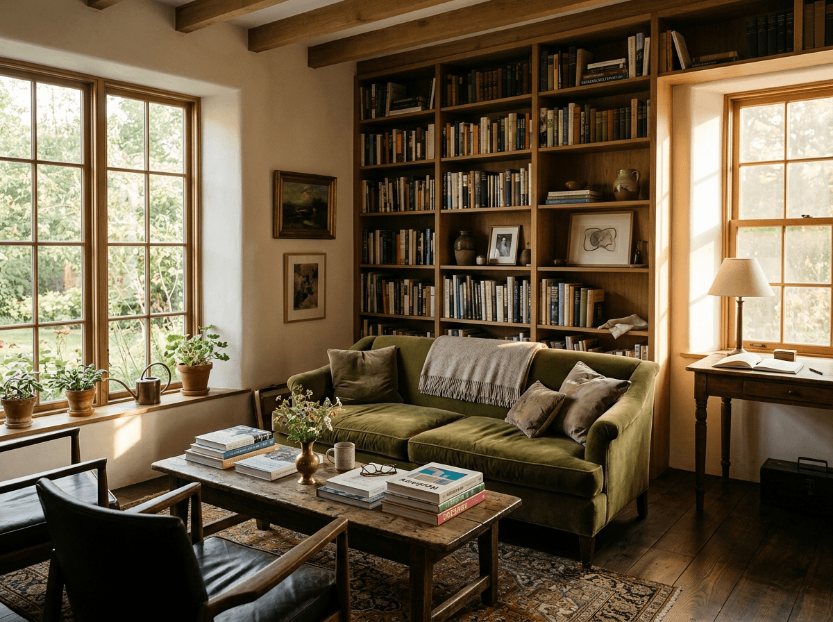 Refined property care scene with polished interior details